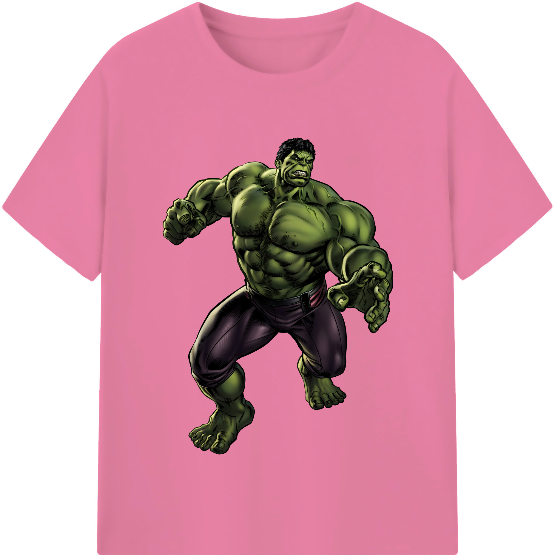 （画像用） アベンジャーズ The Avengers 綿100％半袖Tシャツ（フロントプリント）